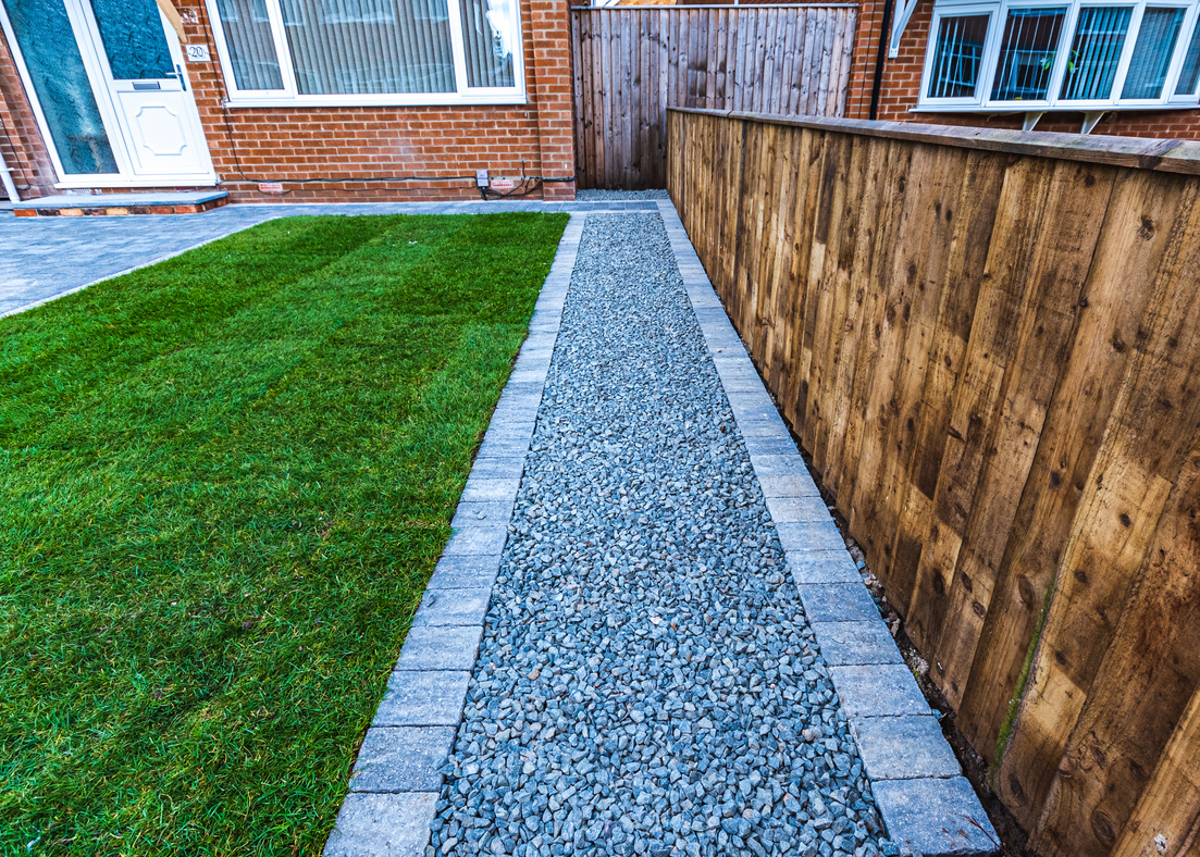 Block Paving driveway & fence, Landscape gardening